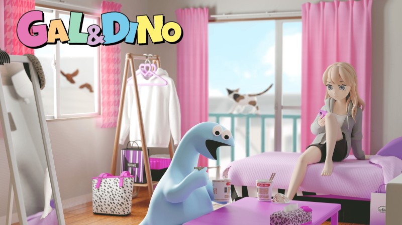 Xem Phim Cô Gái Và Khủng Long, Gal & Dino Gyaru to Kyouryuu 2020