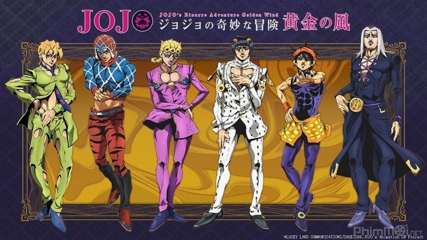 Xem Phim Cuộc Phiêu Lưu Của Jojo: Phần 5, JoJo's Bizarre Adventure Part 5: Golden Wind 2018